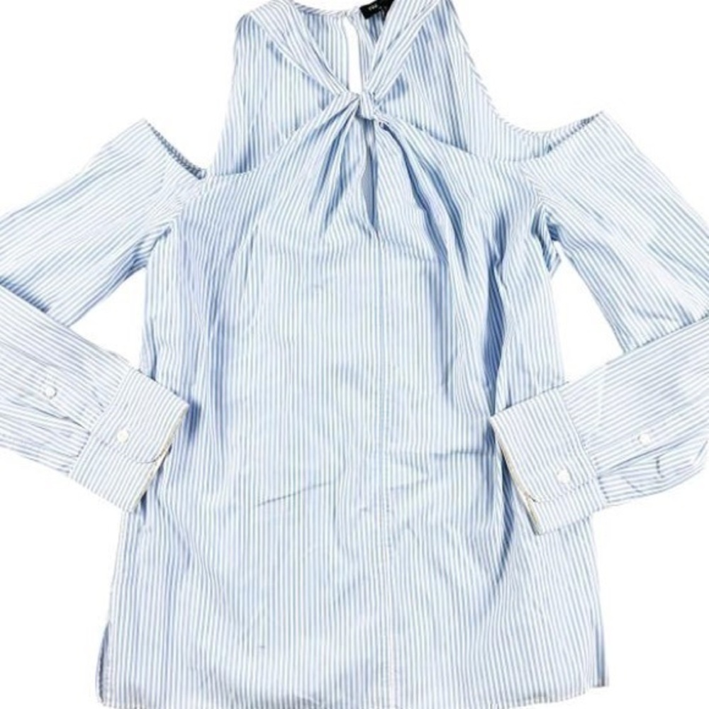 Rag and Bone off the shoulder striped top